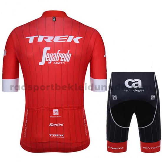 Fahrradtrikot + Radhose 2018 Trek-Segafredo Kinder M001