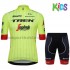 Fahrradtrikot + Radhose 2018 Trek-Segafredo Kinder M002