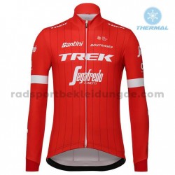 2018 Trek-Segafredo Radtrikot (Winter Thermal Fleece) M001