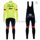 Radtrikot Langarm + Trägerhose Lange 2018 Trek-Segafredo Winter Thermal Fleece M002