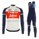 Radtrikot Langarm + Trägerhose Lange 2020 Trek Segafredo Winter Thermal Fleece M001
