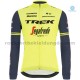 Radtrikot Langarm + Trägerhose Lange 2020 Trek Segafredo Winter Thermal Fleece M002