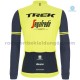 Radtrikot Langarm + Trägerhose Lange 2020 Trek Segafredo Winter Thermal Fleece M002