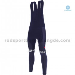Radtrikot Langarm + Trägerhose Lange 2020 Trek Segafredo Winter Thermal Fleece M002