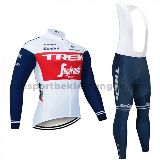 Radtrikot Langarm + Trägerhose Lange 2020 Trek-Segafredo M001