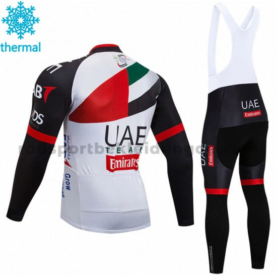 Radtrikot Langarm + Trägerhose Lange 2018 Team UAE Winter Thermal Fleece M001