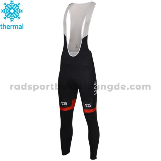 2018 Team UAE Trägerhose Lange (Winter Thermal Fleece) M001