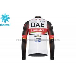2021 UAE Team Emirates Radtrikot (Winter Thermal Fleece) M002