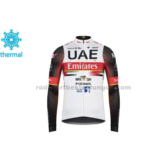 2021 UAE Team Emirates Radtrikot (Winter Thermal Fleece) M002