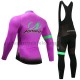 Radtrikot Langarm + Trägerhose Lange 2017 Astana Pro Team Frauen M003
