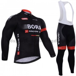 Radtrikot Langarm + Trägerhose Lange 2017 Bora-Hansgrohe Frauen M003