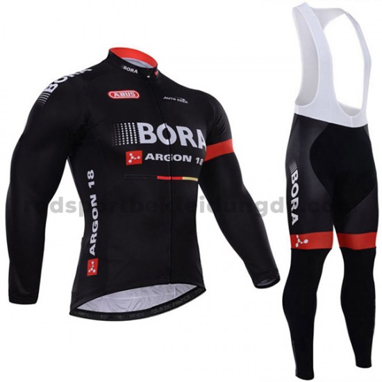 Radtrikot Langarm + Trägerhose Lange 2017 Bora-Hansgrohe Frauen M003