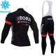 Radtrikot Langarm + Trägerhose Lange 2017 Bora-Hansgrohe Frauen Winter Thermal Fleece M003