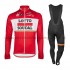 Radtrikot Langarm + Trägerhose Lange 2017 Lotto Soudal Frauen M001