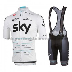 Fahrradtrikot +Trägershort 2017 Team Sky Frauen M003