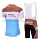 Fahrradtrikot +Trägershort 2018 AG2R La Mondiale Frauen M001