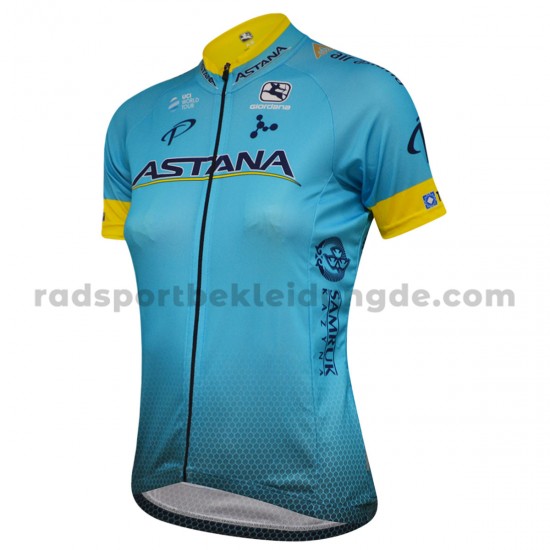 2018 Astana Pro Team Frauen Radtrikot (kurzarm) M001