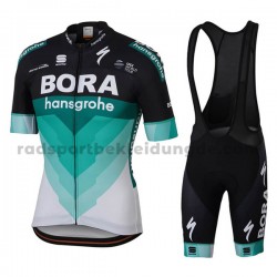 Fahrradtrikot +Trägershort 2018 Bora Hansgrohe Frauen M001