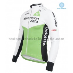2018 Dimension Data Frauen Radtrikot (Winter Thermal Fleece) M001