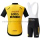 Fahrradtrikot +Trägershort 2018 LottoNL-Jumbo Frauen M001