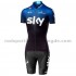 Fahrradtrikot + Radhose 2019 Team Sky Frauen M001