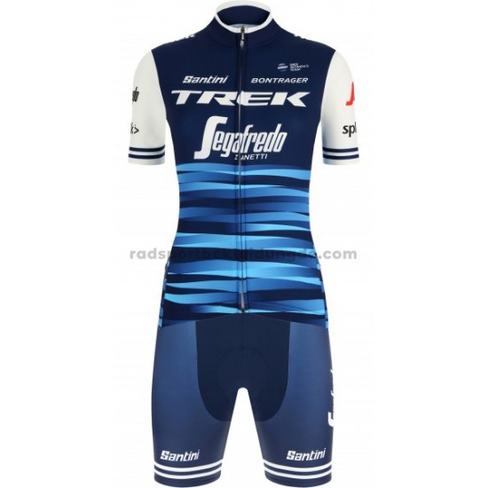 Fahrradtrikot + Radhose 2019Trek-Segafredo Frauen M003