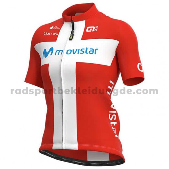 Fahrradtrikot +Trägershort 2021 Movistar Team Frauen M002