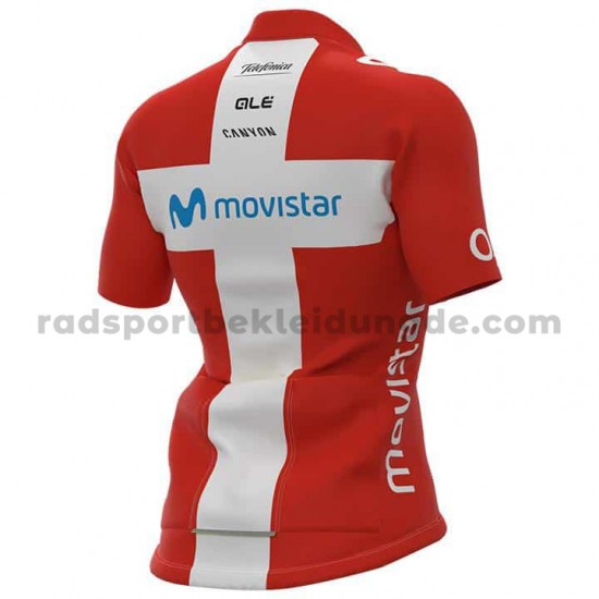 Fahrradtrikot +Trägershort 2021 Movistar Team Frauen M002