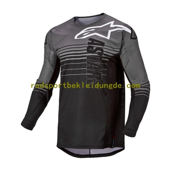 2022 Alpinestars TECHSTAR GRAPHITE Herren Motocross Trikot Langarm N001