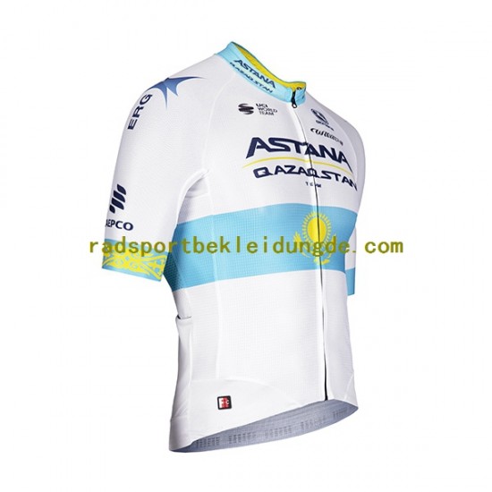 2022 Astana Qazaqstan Team Herren Radtrikot (kurzarm) N002
