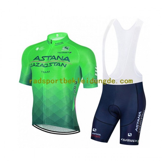 2022 Astana Qazaqstan Team Herren Fahrradtrikot +Trägershort N003