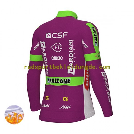 2022 Bardiani-CSF Herren Radtrikot (Winter Thermal Fleece) N001