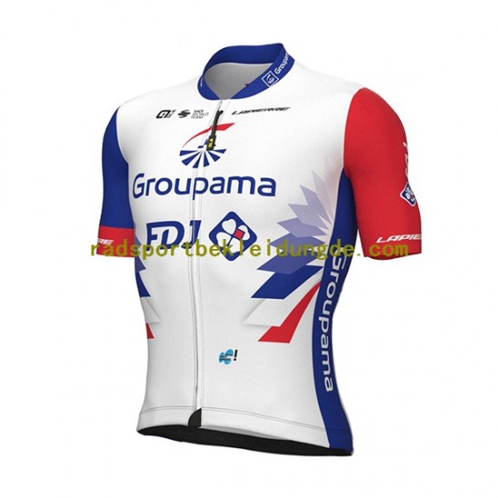 2022 Groupama-FDJ Herren Fahrradtrikot +Trägershort N001