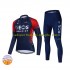 2022 Ineos Grenadiers Frauen Radtrikot Langarm + Radhose Lange (Winter Thermal Fleece) N001