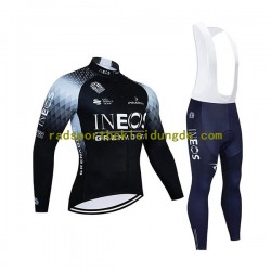 2022 Ineos Grenadiers Herren Radtrikot Langarm + Trägerhose Lange N003