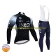 2022 Ineos Grenadiers Herren Radtrikot Langarm + Trägerhose Lange (Winter Thermal Fleece) N003