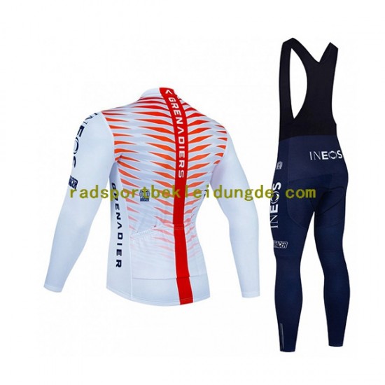 2022 Ineos Grenadiers Herren Radtrikot Langarm + Trägerhose Lange N004