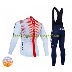 2022 Ineos Grenadiers Herren Radtrikot Langarm + Trägerhose Lange (Winter Thermal Fleece) N004