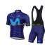2022 Movistar Team Herren Fahrradtrikot +Trägershort N002