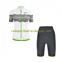 2022 Santini Tono Profilo Frauen Fahrradtrikot + Radhose N003