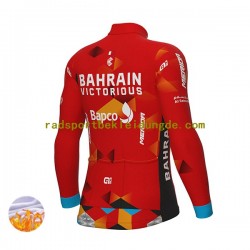 2022 Team Bahrain Victorious Herren Radtrikot (Winter Thermal Fleece) N001