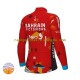 2022 Team Bahrain Victorious Herren Radtrikot (Winter Thermal Fleece) N001
