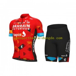 2022 Team Bahrain Victorious Kinder Fahrradtrikot + Radhose N001