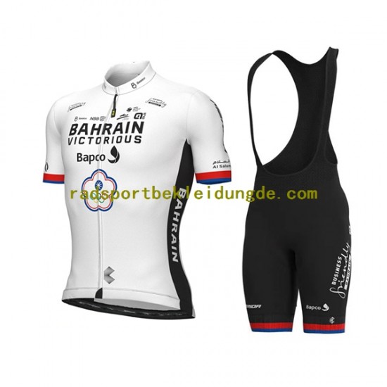 2022 Team Bahrain Victorious Herren Fahrradtrikot +Trägershort N002