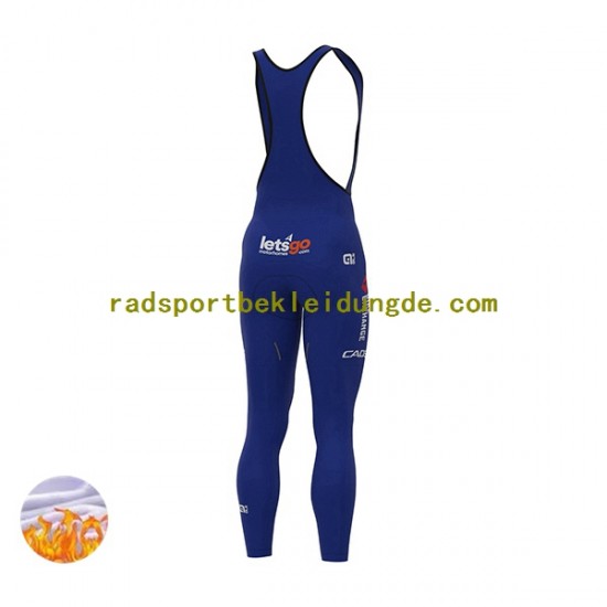 2022 Team BikeExchange-Jayco Herren Trägerhose Lange (Winter Thermal Fleece) N001