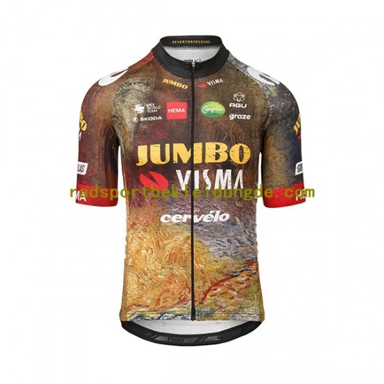 2022 Team Jumbo-Visma Herren Radtrikot (kurzarm) N002