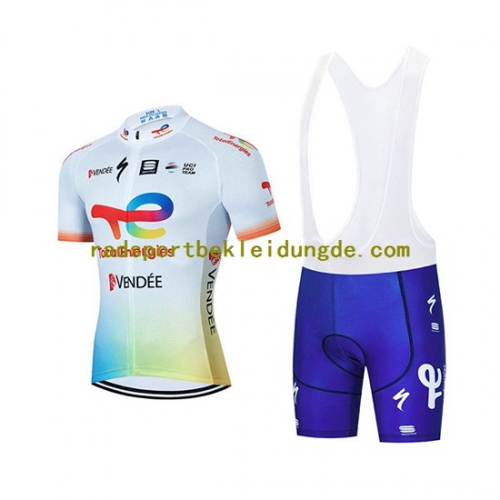 2022 Team TotalEnergies Herren Fahrradtrikot +Trägershort N001