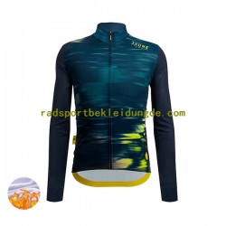 2022 Tour de France JAUNE Herren Radtrikot (Winter Thermal Fleece) N001