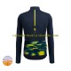 2022 Tour de France JAUNE Herren Radtrikot (Winter Thermal Fleece) N001