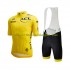 2022 Tour de France Herren Fahrradtrikot +Trägershort N002